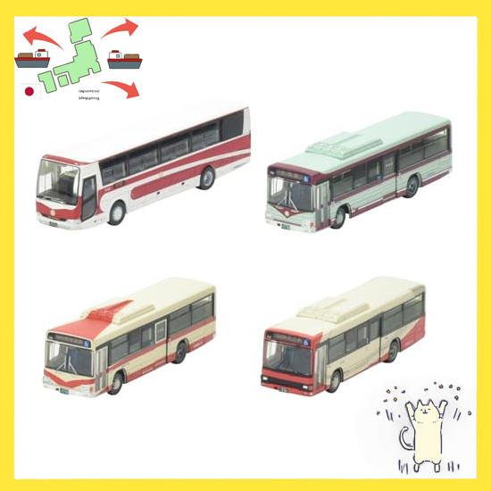 [Japanese Version] TOMYTEC The Bus Collection Bascolle - Hokuriku Railway 80th Anniversary Color 4 s