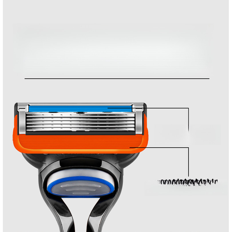 Dao cạo tay Gillette Fusion, lưỡi dao năm lớp, dao cạo Fusion5, dao cạo mượt mà