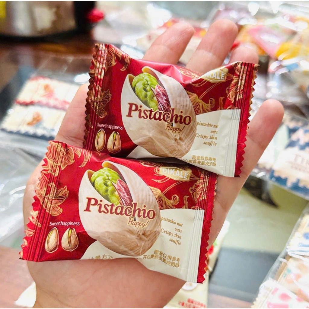 Bánh Hạt Dẻ Cười Yến Mạch Pistachio Ít Ngọt Hàng Nhập Khẩu Loại 1 [Túi 1Kg]