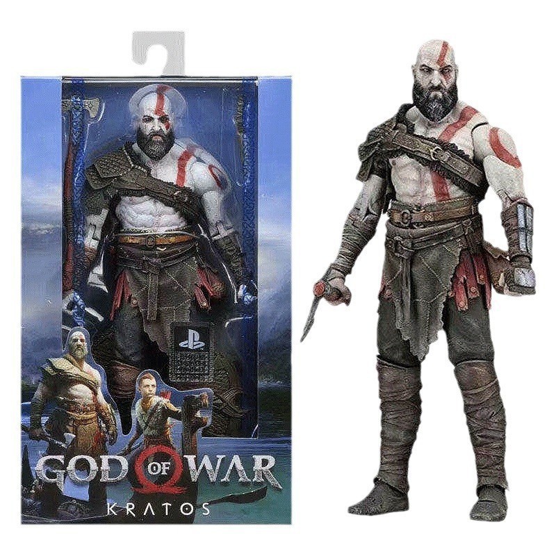 NECA Thần Chiến Tranh 4 Kratos Kratos Thần Chiến Tranh23cm Mô Hình Hình Hình Đồ Chơi