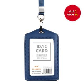  Chứng nhận làm việc Thẻ nhận diện cho người đeo thẻ văn phòng với dây đeo cổ bao thẻ tên bao thẻ tín dụng vỏ thẻ căn cước. 