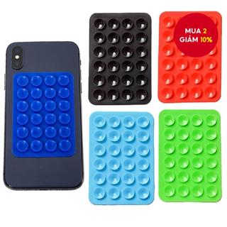  1 Cốc hút silicon hộp đựng điện thoại tối giản màu đen chống trượt giá đỡ điện thoại di động và di động 