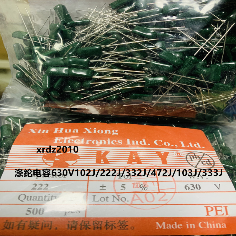 Tụ điện Polyester CL11 2J102J 222J 272J 332J 472J 682J 822J 103J 2J630V