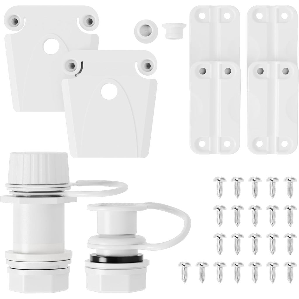 Bộ phụ tùng thay thế cho máy làm mát Igloo - Bản lề, chốt, vít, phích cắm thoát nước có ren và phích