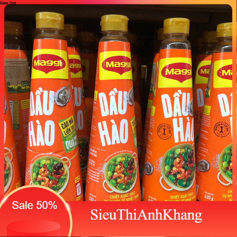 Dầu hào Maggi chai 530g _Sieuthianhkhang