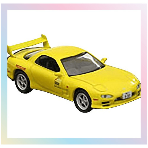 【Trực tiếp từ Nhật Bản】京商 original 1/64 Initial D Mazda RX-7 (FD3S) sản phẩm hoàn chỉnh