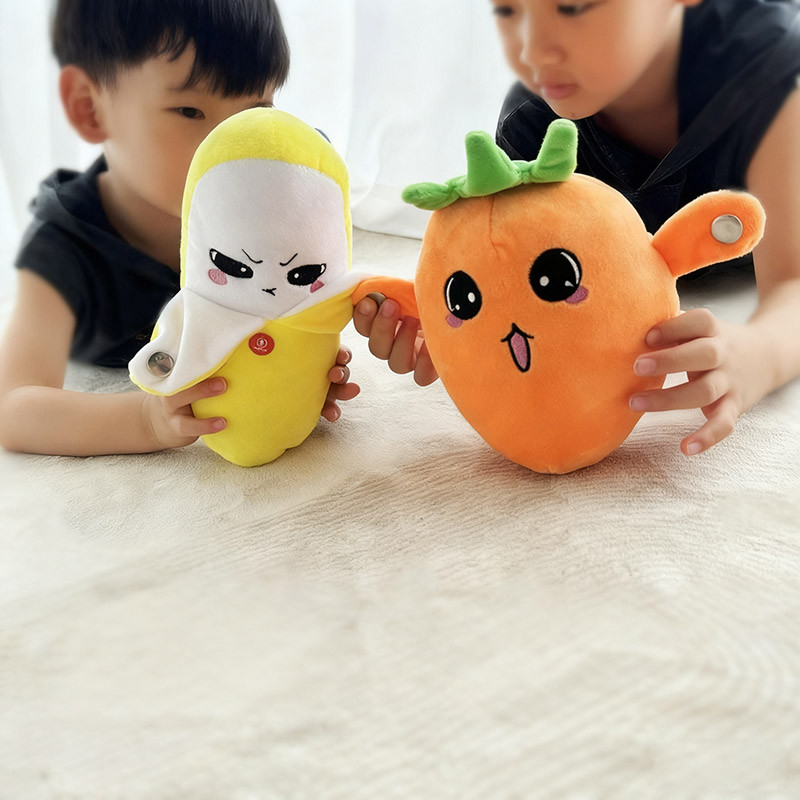 Chuối Hát Sang Trọng Đồ Chơi Cảm Ứng Nhịp Điệu Piano Đồ Chơi Nhồi Bông Cha Mẹ Con Tương Tác Quà Tặng