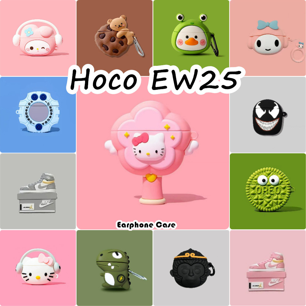 [Giảm giá] Dành cho vỏ Hoco EW25 Vỏ silicon mềm hoạt hình Vỏ tai nghe sáng tạo NO.2