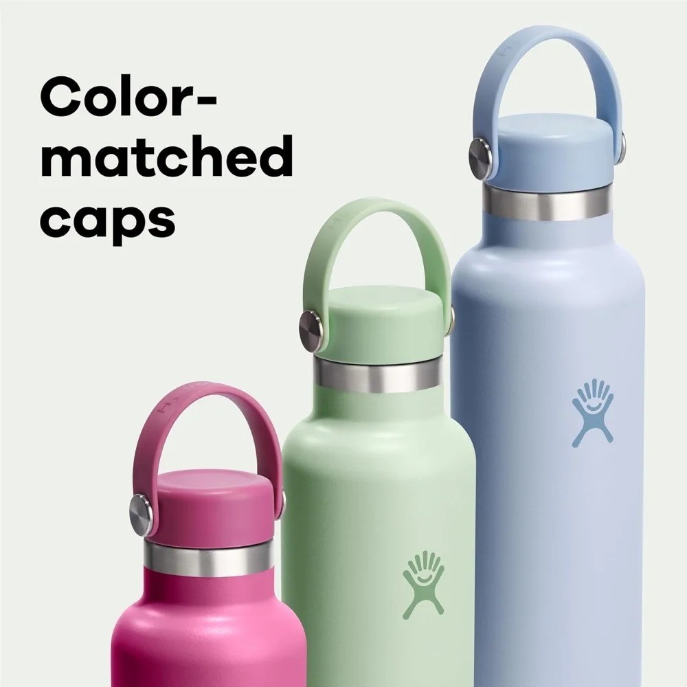 Bình giữ nhiệt Hydro Flask 532ml Standard Flex Cap 18 oz chính hãng, giữ nhiệt tốt, an toàn sức khỏe | BigBuy360 - bigbuy360.vn