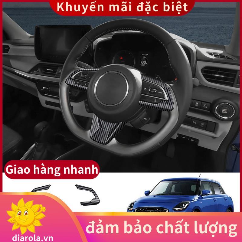 Nhãn dán khung viền nút vô lăng cho phụ kiện nội thất ô tô cho Fronx 2024. diarolavn