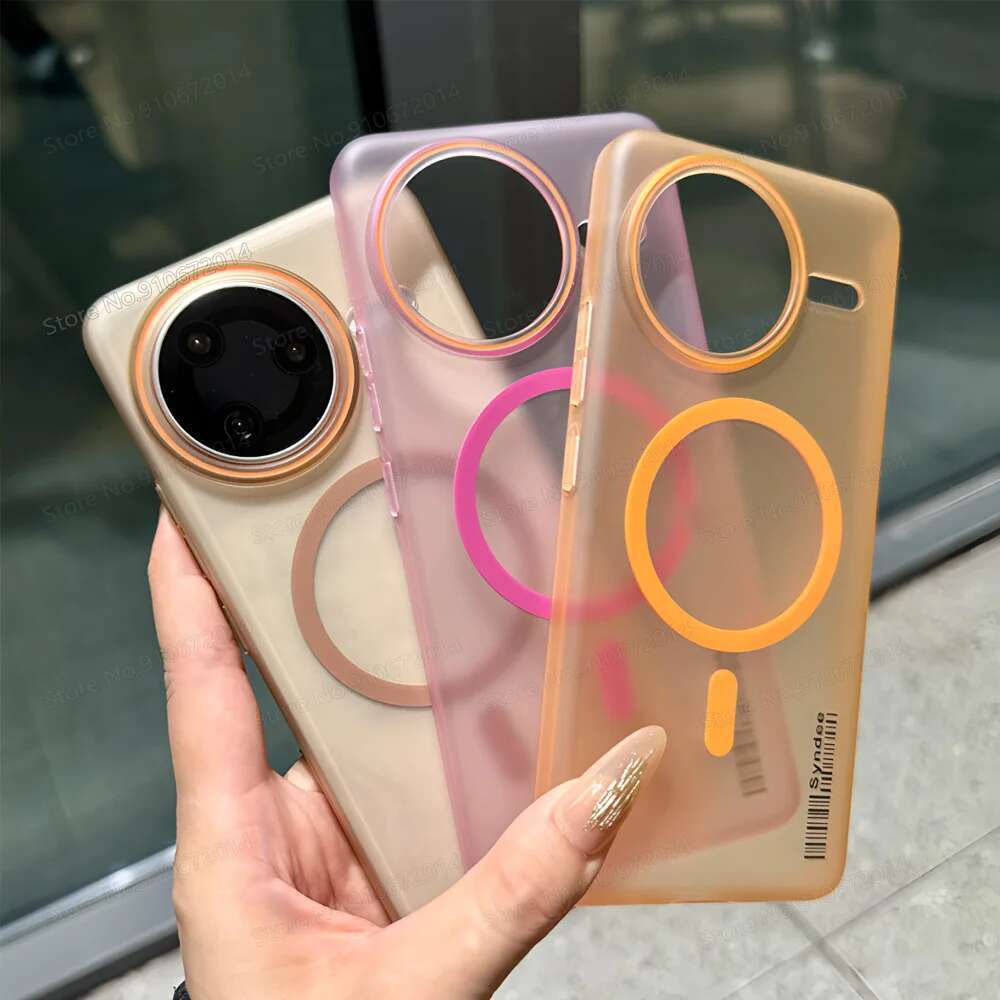 Ốp điện thoại mờ siêu mỏng cho Xiaomi Redmi K80 K70 K60 Pro K80 Ultra 5G Vỏ điện thoại mờ từ tính ch