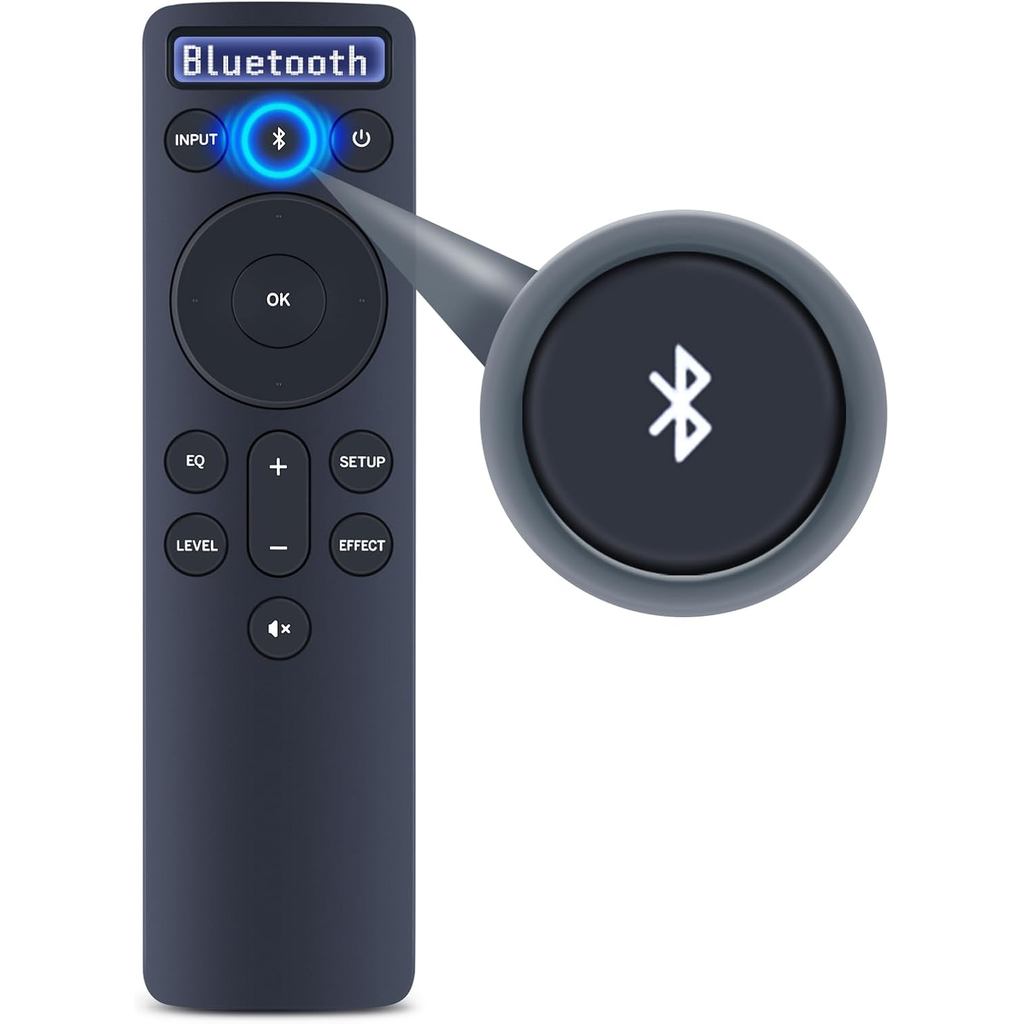 Thay thế cho VIZIO Backlit 5.1 Display Sound Bar Remote, Tương thích với Vizio D51 D51-H V51-H6 M51A