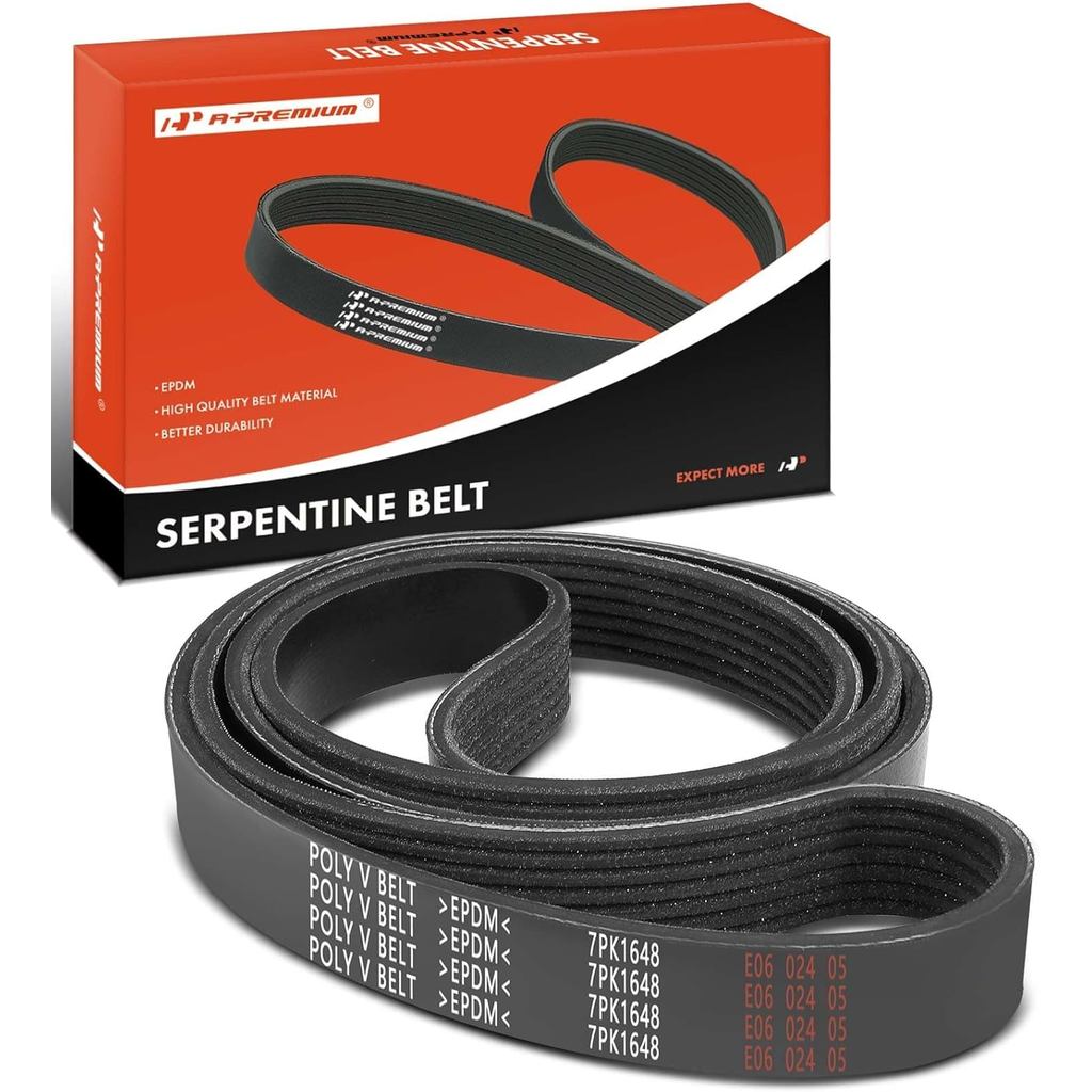 Đai truyền động Serpentine động cơ A-Premium Tương thích với ô tô Honda, Acura & BMW - Civic 2006-20