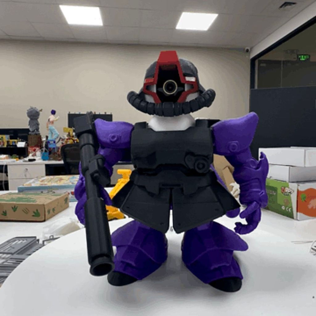 New Product#Gundam Zaku Compatible Xiaomi Smart Surveillance Pan-Tilt Camera Housing High Anime Cool