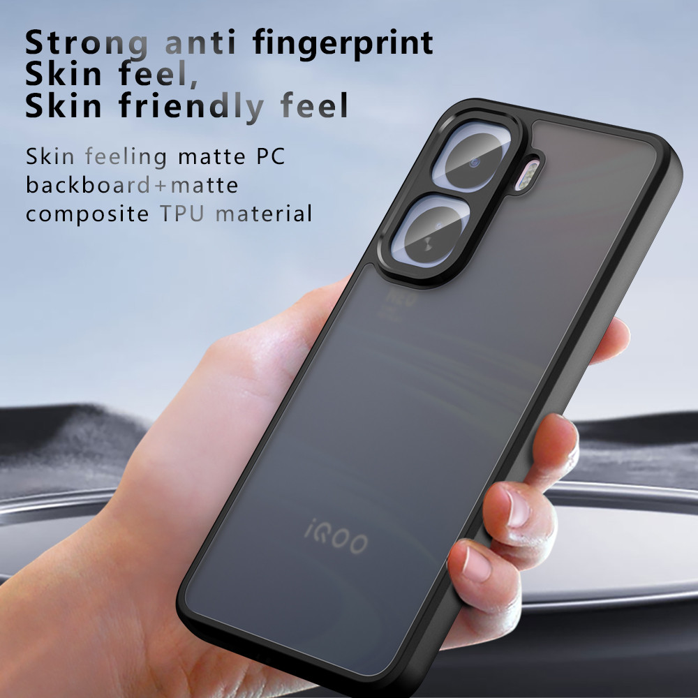 Ốp Lưng Acrylic Mờ Cho VIVO IQOO NEO 11 Sang Trọng Chống Sốc Trong Suốt Mờ Vỏ PC Cứng Cho IQOO NEO11