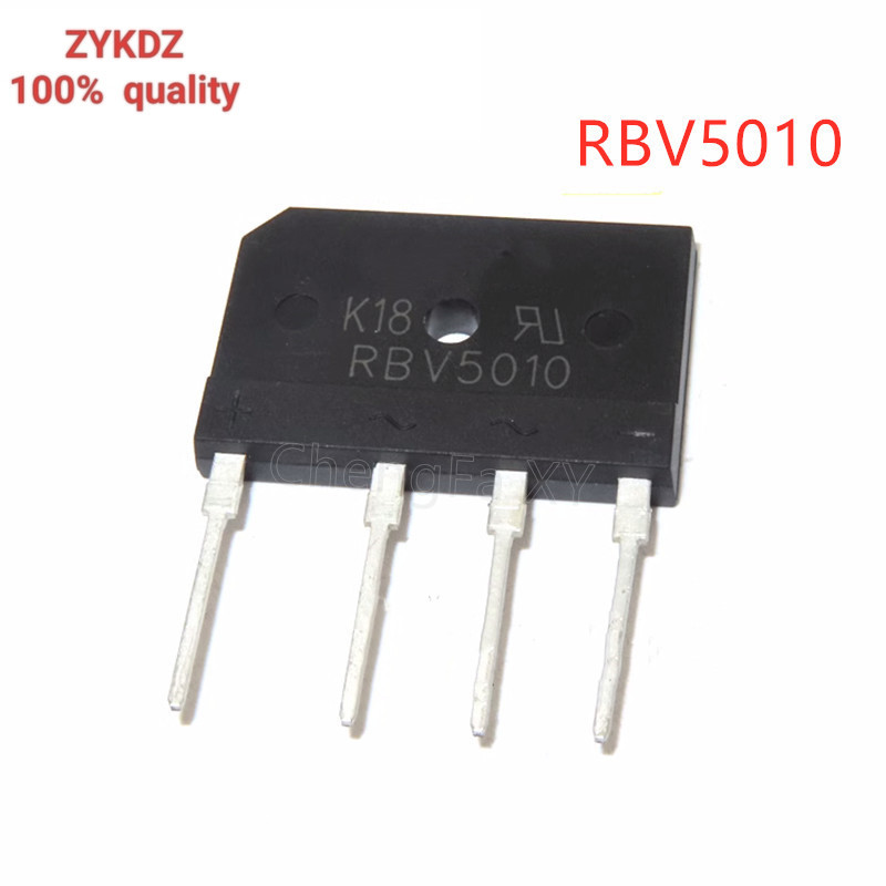 5 CÁI RBV5010 GBJ5010 5010 KBJ5010 Bộ chỉnh lưu cầu nguồn