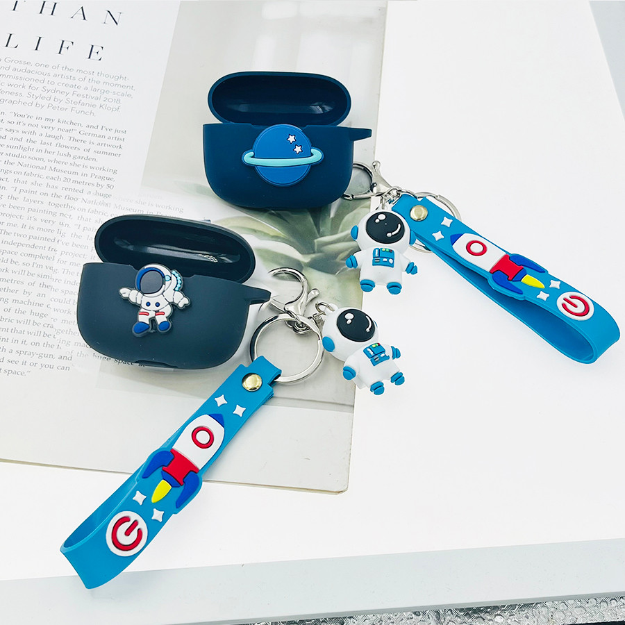 Phim Hoạt Hình Phi Hành Gia Tai Nghe Dành Cho EarFun Air 2 NC / Air Mini 2 / Kẹp Ốp Silicon Chống Số