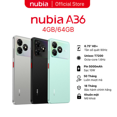 [Live] Điện thoại Nubia Blade A36 4GB I 64GB - Hàng Chính Hãng
