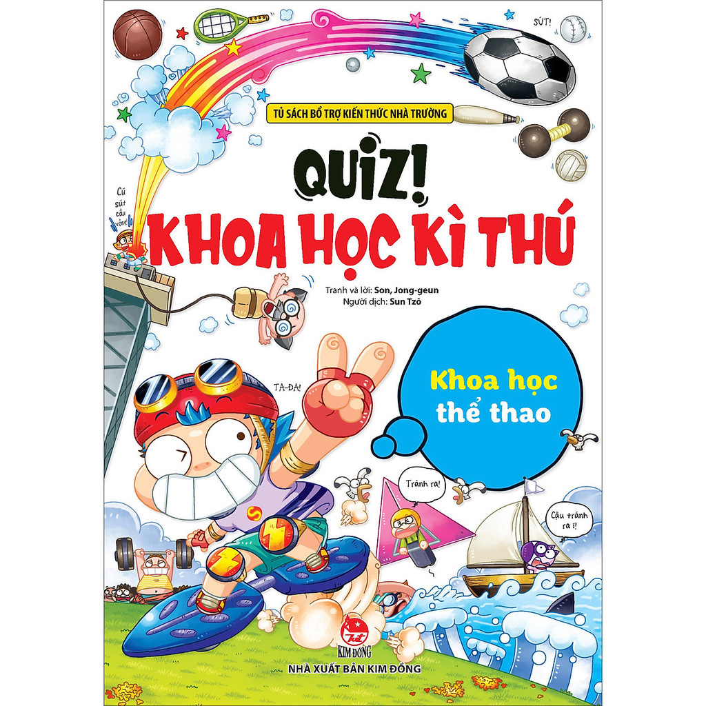 Sách - Quiz Khoa Học Kì Thú: Khoa Học Thể Thao