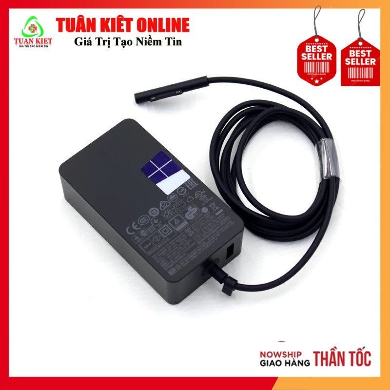 Sạc Adapter Microsoft Surface Book 1 Book 2 Surface Pro 4 5 6 7 65W