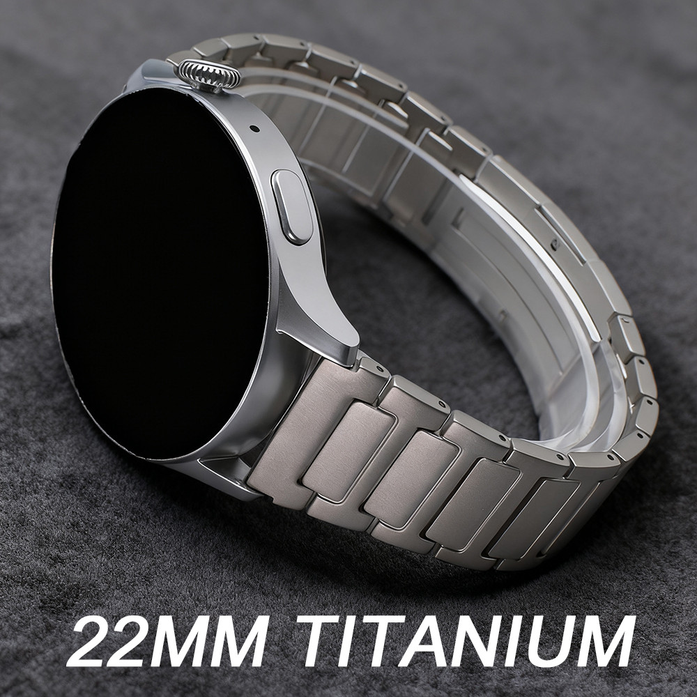Dây đeo titan 22mm cho Huawei Watch GT6 Pro 46mm GT5 Pro GT4 46MM Ultimate Mans Dây đeo kim loại san