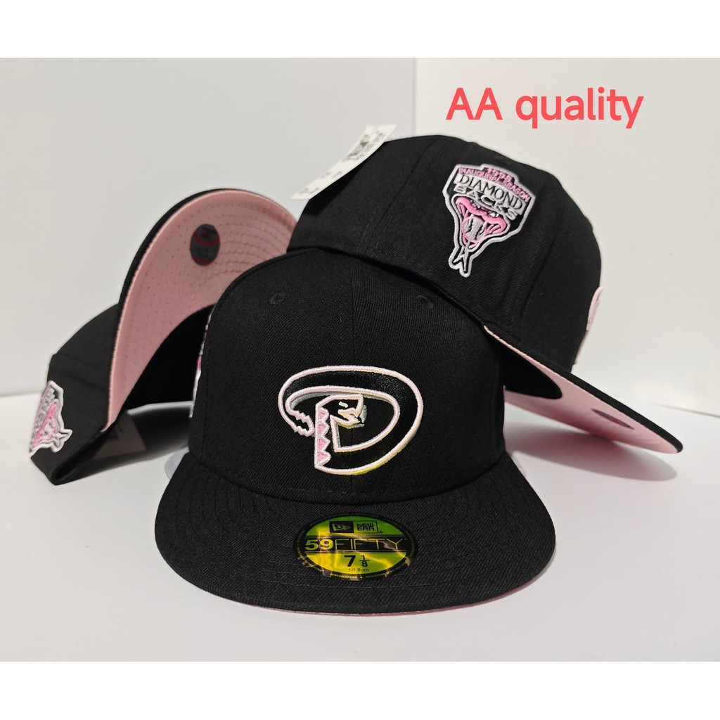 Mũ New Era 59FIFTY cho Arizona Diamondbacks năm 1998, màu đen và hồng
