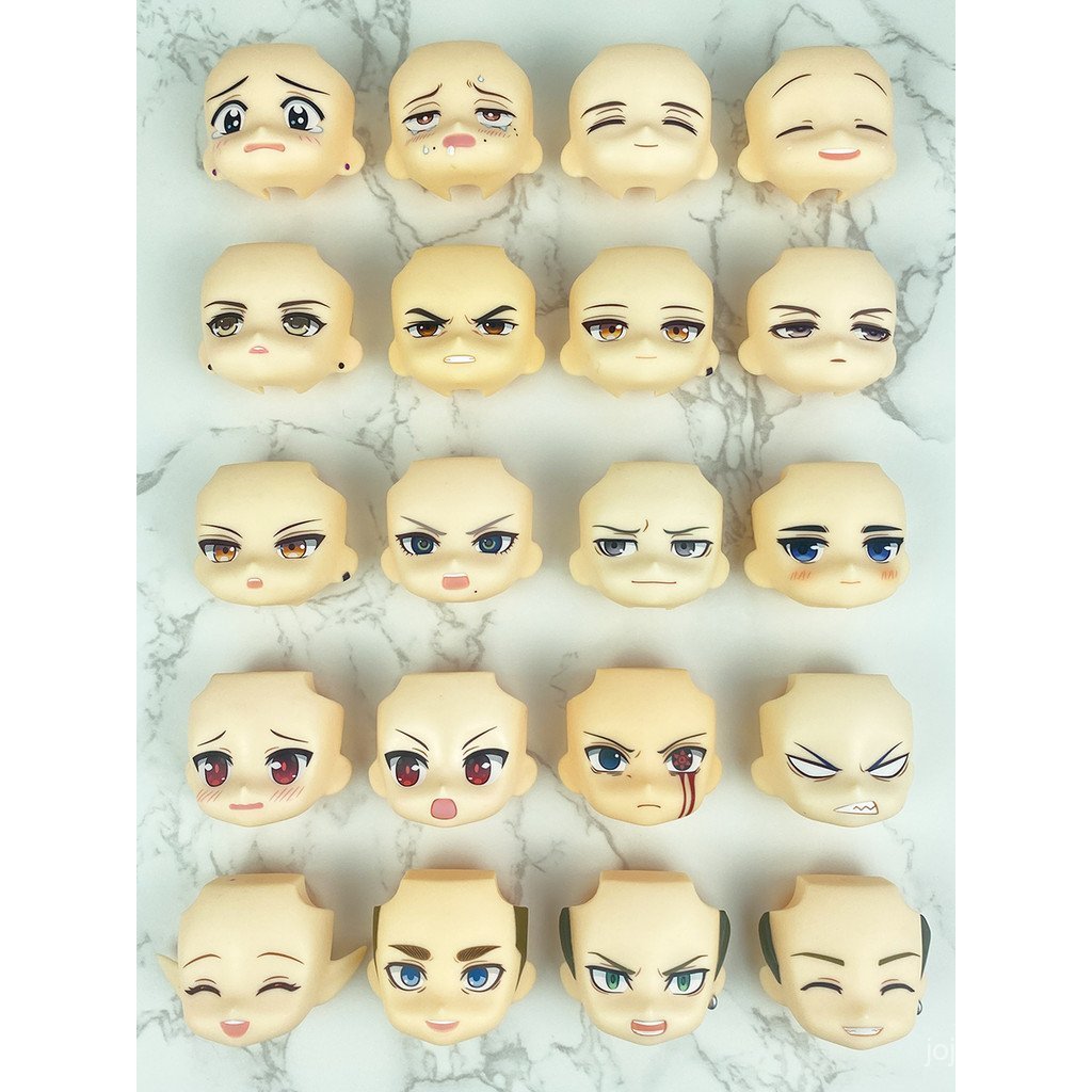 Chính Hãng GSC Nendoroid Biểu Hiện Mặt Yêu Tinh Tai Mặt Cười Lấp Lánh Mặt Levi Ackerman gsc Mặt Vỏ