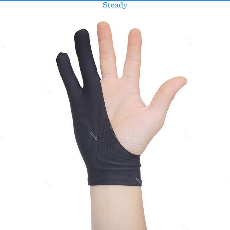 2 Fingers Drawing Glove Anti-fouling Artist Favor Any Graphics Painting Writing