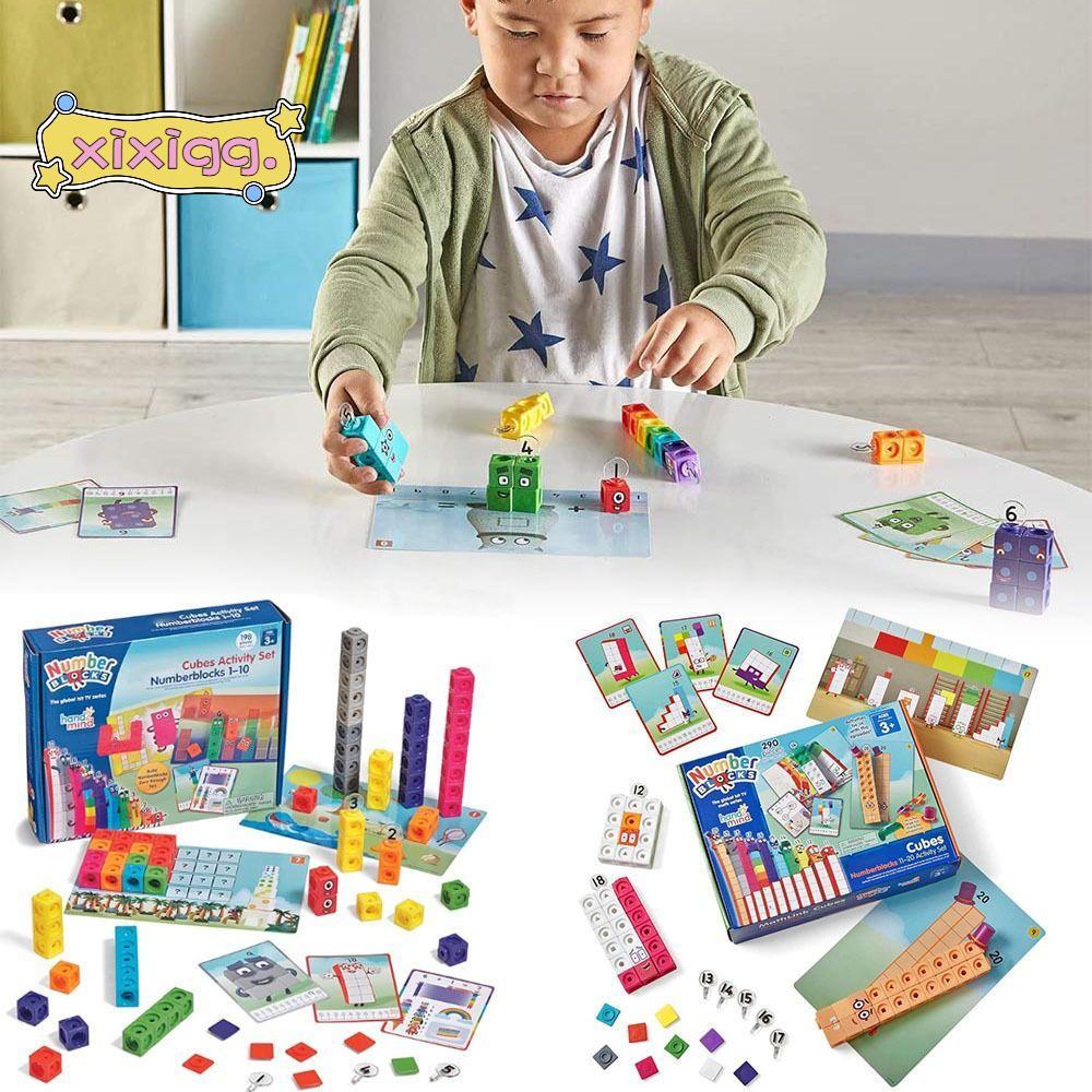 Khối xây dựng XIXIGG, Số 1 đến 10 Xây dựng Kỹ năng toán học sớm Numberblocks, Đồ chơi giáo dục nhiều