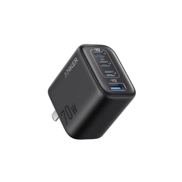 Adapter Sạc Anker Zolo A121C 4 Cổng USB (3×USB-C + 1×USB-A) IQ3 GaN 70W