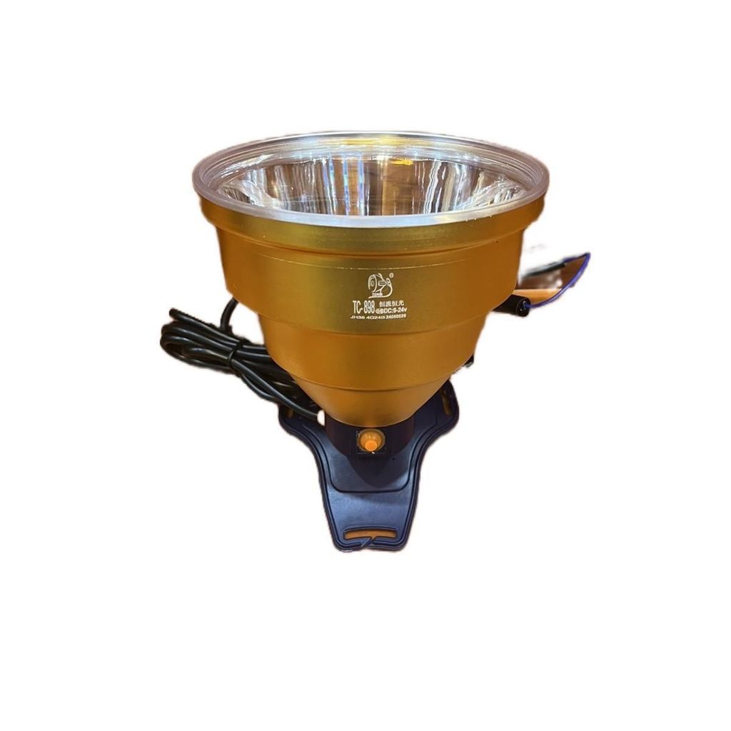 Đèn pin đội đầu đèn kẹp bình ác quy p90,tc898 dùng soi nấm mối ,thủy  hải sản dc 9-24v ánh sáng trắn