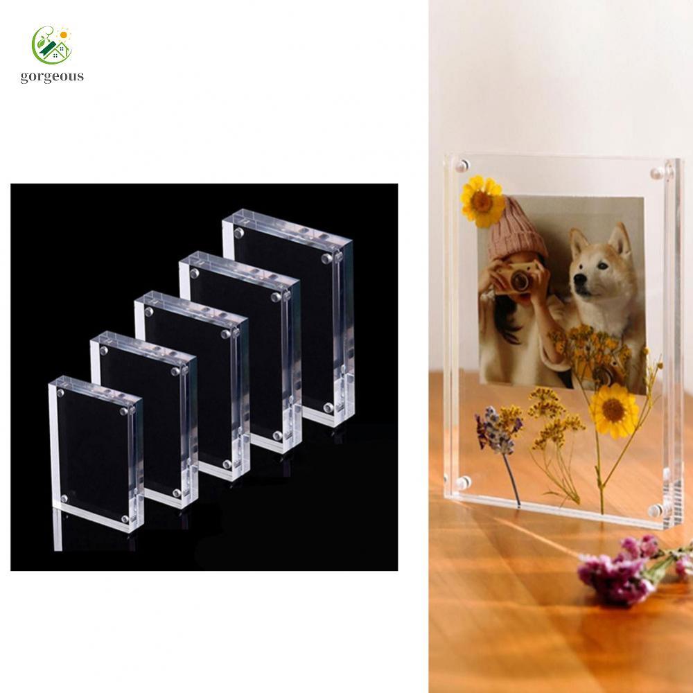 ⭐GROUS⭐1pc Photo Frame Acrylic Gift Thanksgiving Transparent Practical Replacement