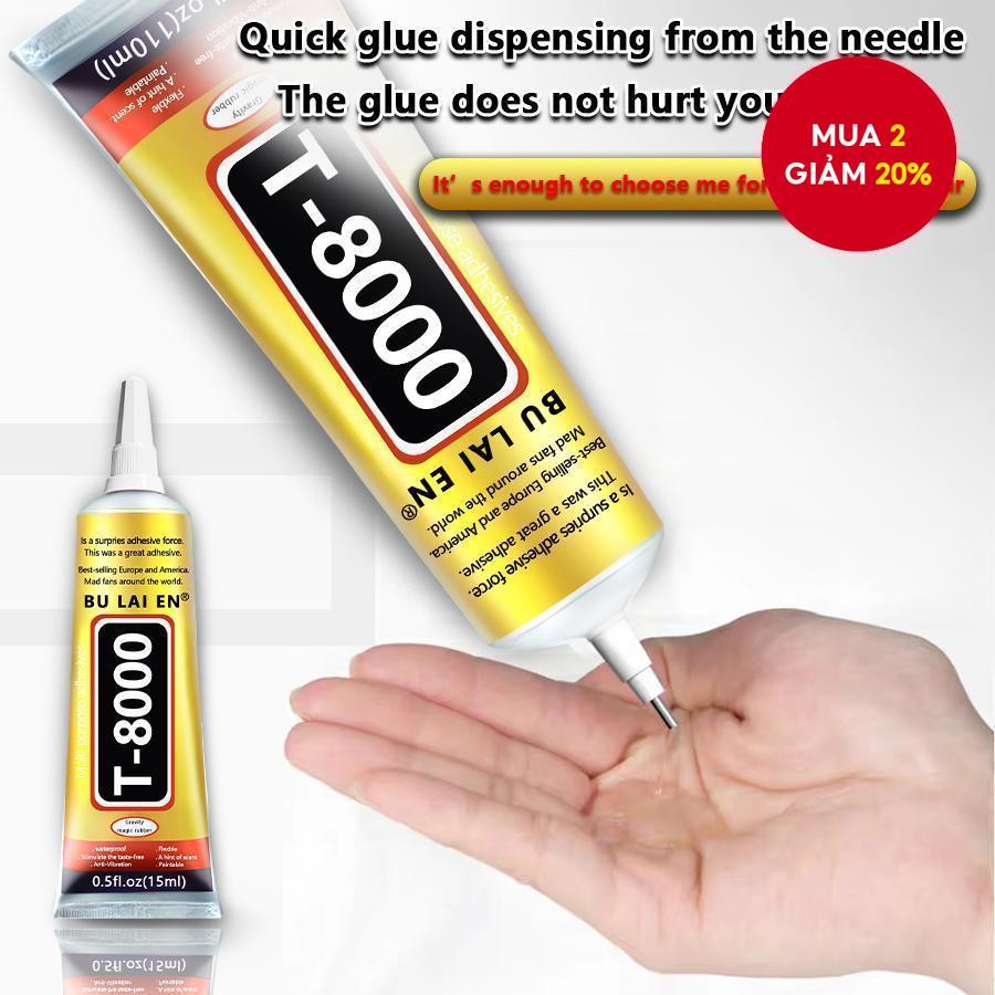 Keo T8000 Keo Chống Thấm Nước Trong Suốt Cho Máy Tính Bảng Di Động Màn Hình Mặt Sau Khung Sửa Chữa 1