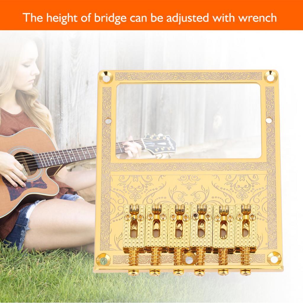 Cố định chiều cao của dây Khoảng cách Khe cắm yên xe bền cho TL Telecaster Guitar Performance Nhạc c