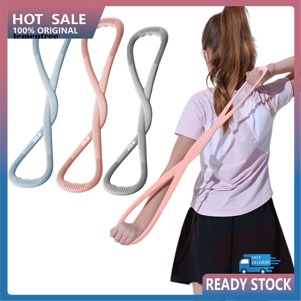 Lementree - Dây Đàn Hồi Silicon 25/35lbs cho Tập Cơ Mông và Cánh Tay