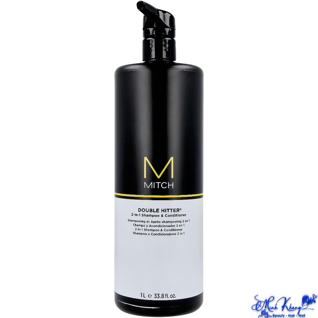 Dầu gội và xả 2 trong 1 Double Hitter Paul Mitchell Mitch 1000ml [ MK ]