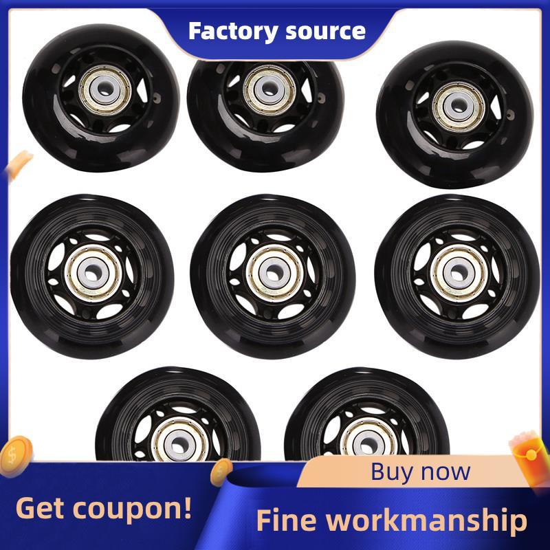 8 gói Bánh xe trượt patin nội tuyến, Bánh xe trượt patin trong nhà / ngoài trời, Bánh xe thay thế có