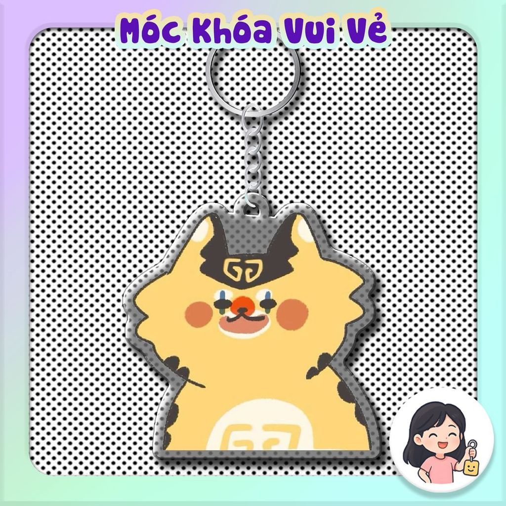 Móc Khoá Acrylic GenG Icon Chibi Cute GenG25 MSI Chovy Zeus Ruler Duro Canyon Trang Trí Túi Sách, Ba