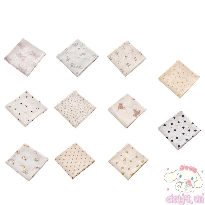 Dal Baby Swaddle Chăn Muslin thoáng khí mềm mại mềm mại cho bé trai- Bé gái- Vải Muslin