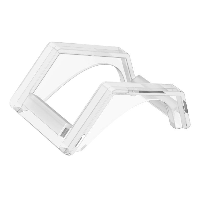 MOON Bộ sắp xếp PC Mini góc có thể điều chỉnh bằng bảng Acrylic để lưu thông luồng không khí S12 N10