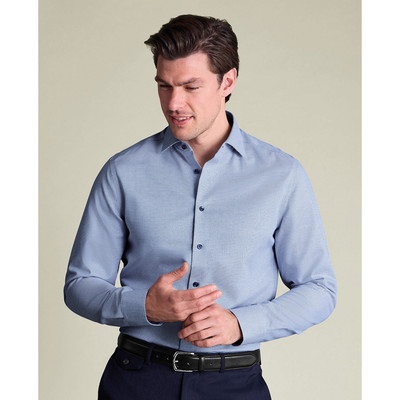 CHARLES TYRWHITT - Áo sơ mi nam cổ bẻ tay dài thời thượng_SCS0037-RYL