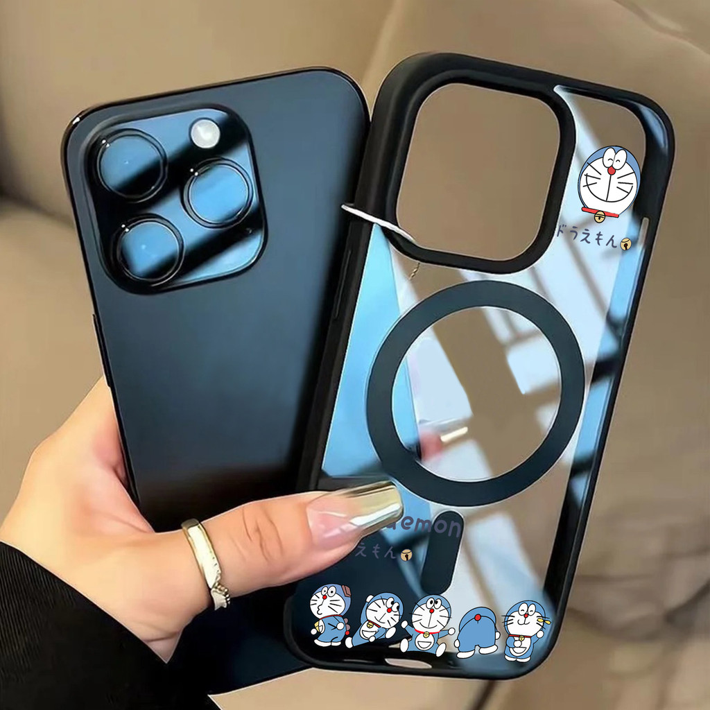 Ốp lưng điện thoại từ tính hợp với Đôrêmon iPhone 14 15 Plus iPhone 11 12  Pro XS Max XR iPhone 16 1