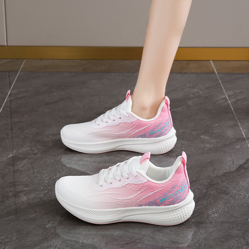 Women's Lace-Up Shoes Fashion Korean Style Four Seasons Flyknit MT-106Women's Shoes
