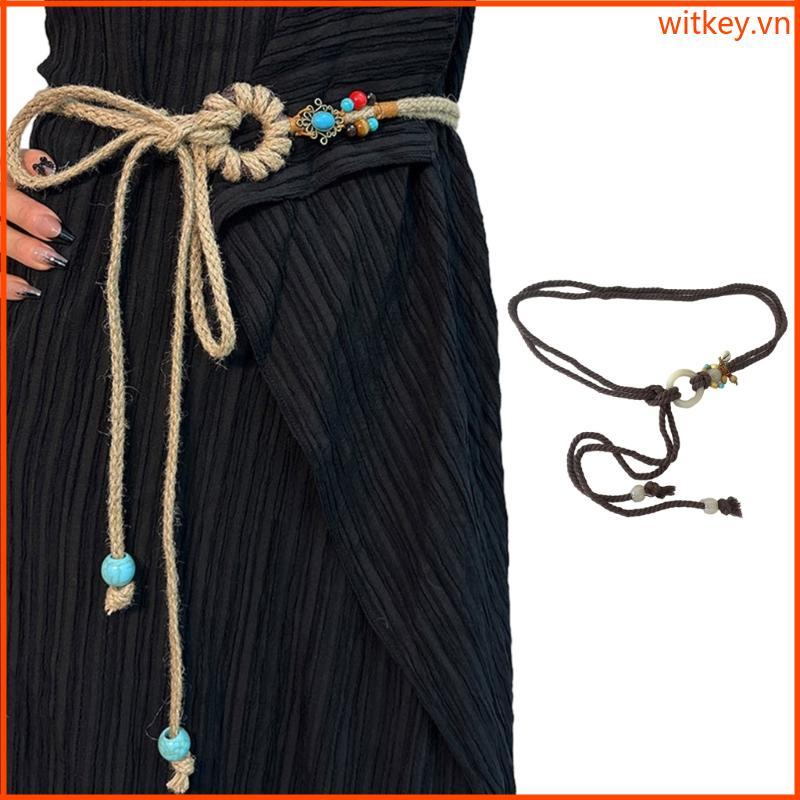 Bohemian Handmade Braided Waist Rope for Women Multi-type Ladies Dress Belt