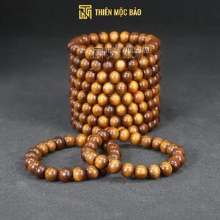   Sỉ 10 Vòng  Vòng Gỗ Bách xanh Mộc Châu – Hạt tròn 8 10 12 li - Mộc thơm tự nhiên | Thiên Mộc Bảo 