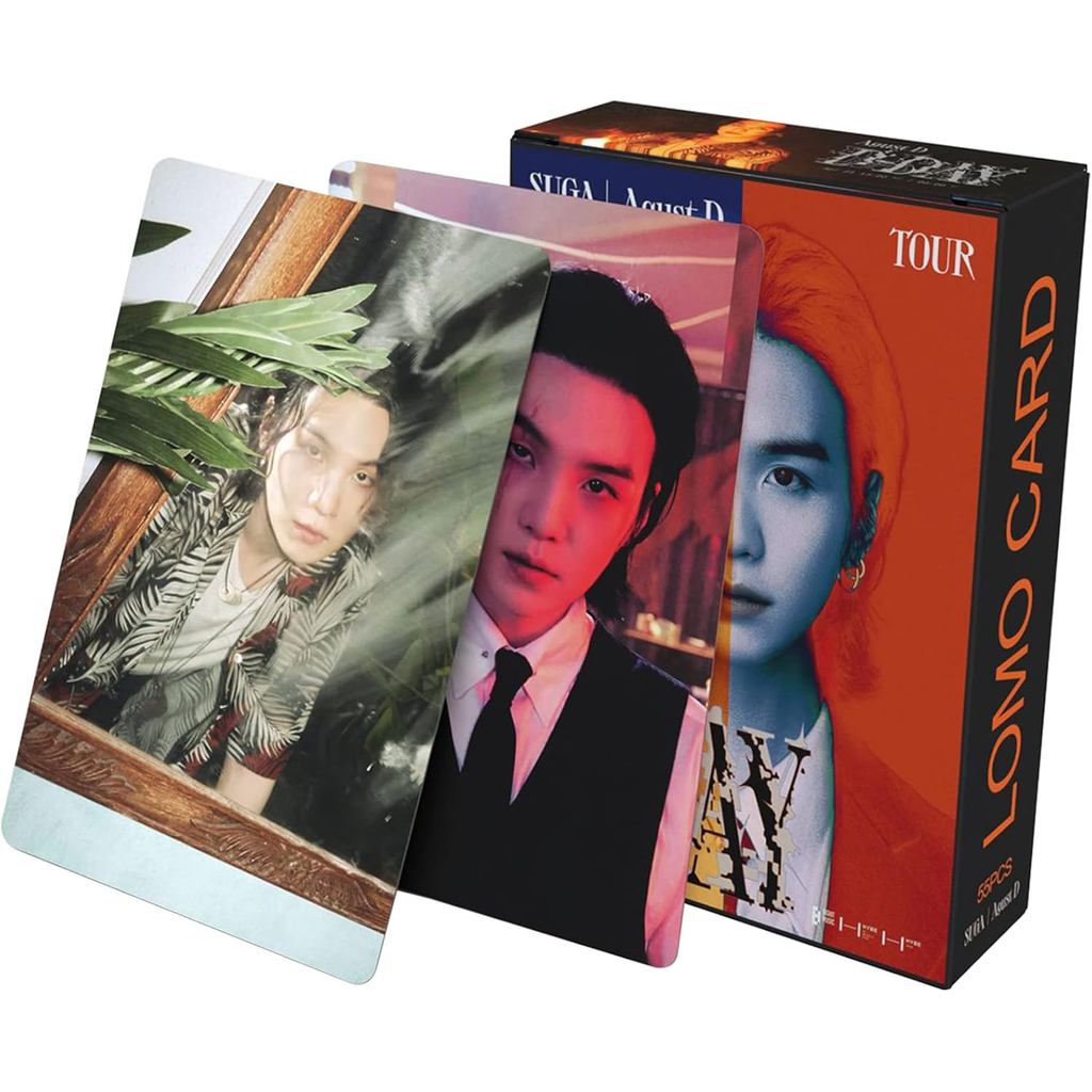 Album Solo D-Day Agust D Photocards Kpop Lomo Card Set Quà tặng hàng hóa cho người hâm mộ Bé trai và