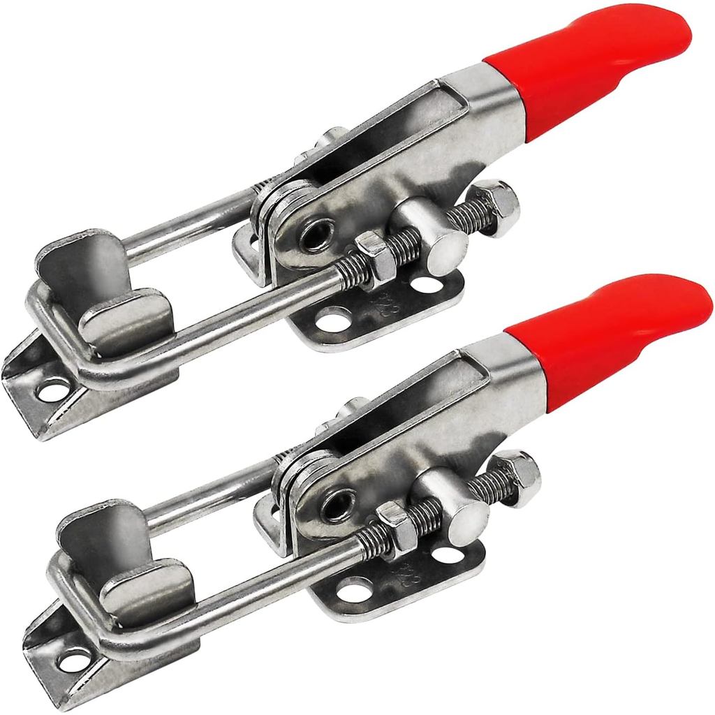 2 Miếng Kẹp Chuyển Đổi Hạng Nặng Dung Tích 400 Pounds, Bu Lông Hình Chữ U Có Thể Điều Chỉnh Bằng Thé