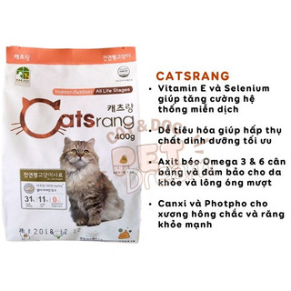Hạt Catsrang Cho Mèo Dành Cho Mọi Lứa Tuổi Đầy Đủ Dinh Dưỡng Mùi Vị Thơm Ngon
