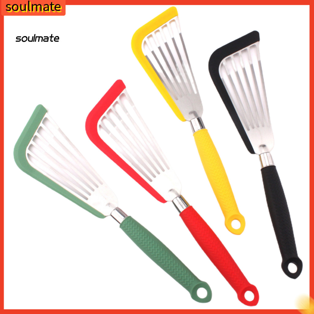 Linh hồn| Thìa nấu ăn có tay cầm bằng silicon Thìa nấu ăn chống trượt Thìa nhà bếp bằng silicon chốn