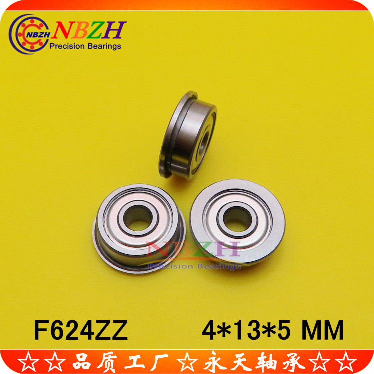 Thép không gỉ Mặt bích Cup Shi Mang SF624ZZ F624ZZ F6244-2RS DDRF-1340 4 * 13 * 5 LEU0